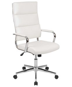 Flash Furniture LeatherSoft™ Faux Leather High-Back Contemporary Executive Office Chair, White 2