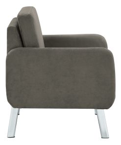 Office Star Lounge Guest Chair, Charcoal 2