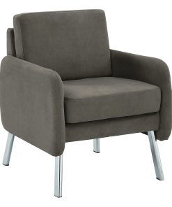 Office Star Lounge Guest Chair, Charcoal