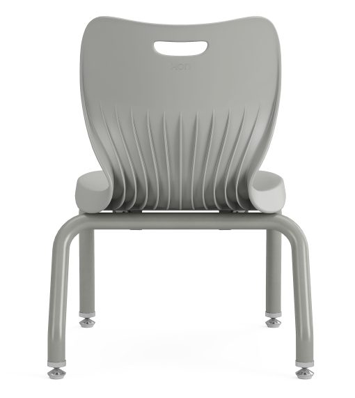 HON SmartLink 4-Leg Plastic Stackable Chairs, Platinum, Set Of 4 Chairs, HONSS4L12AEPTPL - Image 2
