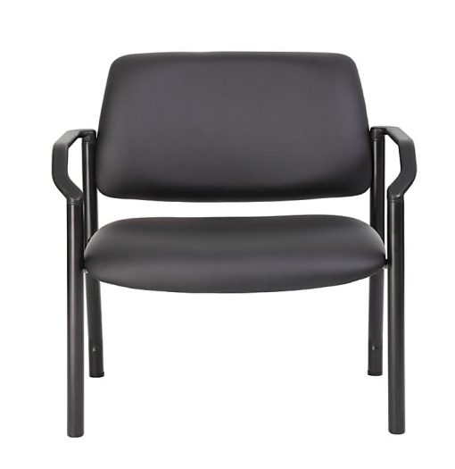 Boss Office Products Mid-Back Guest Chair, Black - Image 2