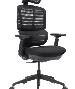 WorkPro® Momentum Ergonomic Mesh/Mesh Active High-Back Office Chair, Black/Black, BIFMA Compliant