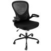 Glamour Home Beaumont Faux Leather Dining Accent Chair, Black/Brown 3
