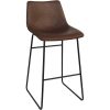 Imperial NCAA Faux Leather Oversized Computer Gaming Chair, University of Wisconsin 3