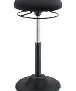 Kore Design™ Office Adjustable Pivot Stool, Black, KDOP5023BA
