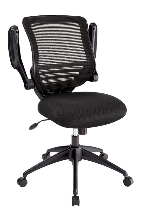 Realspace® Calusa Mesh Mid-Back Manager's Office Chair, Black, BIFMA Compliant - Image 2