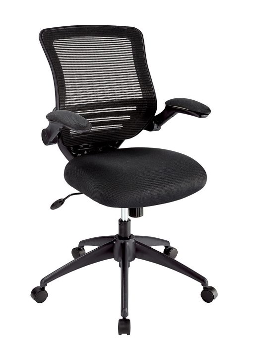 Realspace® Calusa Mesh Mid-Back Manager's Office Chair, Black, BIFMA Compliant