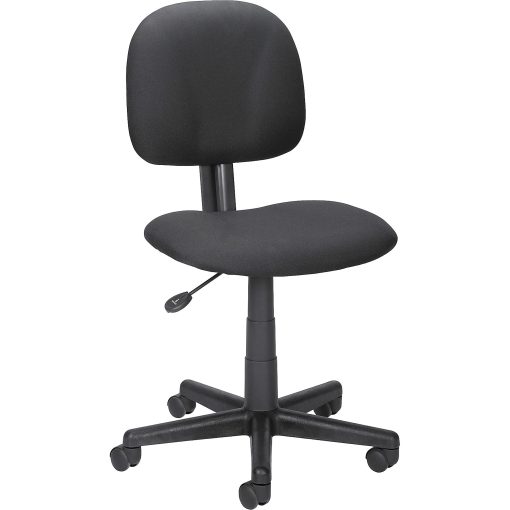 LYS NuSparc Mid Back Multi Task Fabric Chair, Black - Image 2