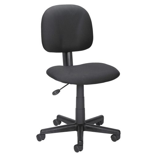 LYS NuSparc Mid Back Multi Task Fabric Chair, Black