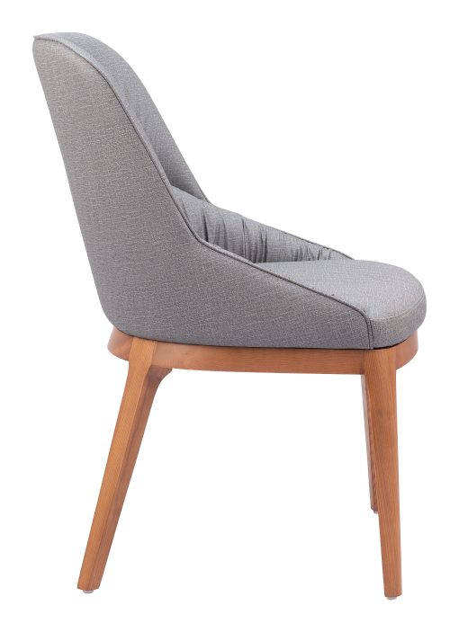 Zuo Ayr Dining Accent Chairs, Slate Gray, Set Of 2 Chairs - Image 2