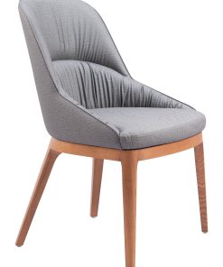 Zuo Ayr Dining Accent Chairs, Slate Gray, Set Of 2 Chairs