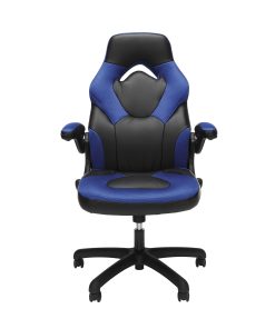 Respawn Racing Style Ergonomic Bonded Leather Computer Gaming Chair, Blue 2