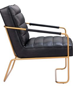 Zuo Dallas Accent Chair, Vintage Black 2