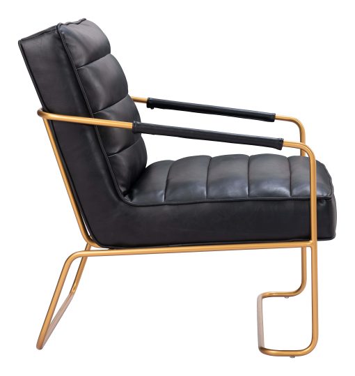 Zuo Dallas Accent Chair, Vintage Black - Image 2