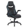 Office Star™ Big And Tall Fabric/Air Grid® Mesh Back High-Back Chair, Black 3