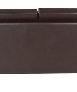 Ave Six Pacific Loveseat, Espresso/Chrome 2
