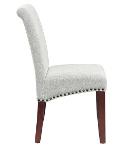 Office Star Parsons Fabric Dining Accent Chair, Antique Bronze/Smoke 2