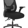 Glamour Home Bennett Upholstered Fabric Barstools With Backs, Black, Set Of 2 Stools 4