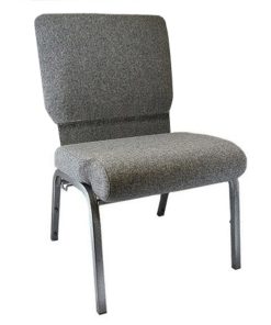 Flash Furniture Advantage Church Chair, Charcoal Gray/Silver Vein, PCHT111 2