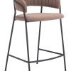 Zuo Leith Dining Accent Chairs, Gray, Set Of 2 Chairs 4