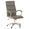 Offices To Go™ Luxehide Bonded Leather Mid-Back Chair, Black 3
