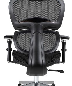 Nouhaus Ergo3D Ergonomic Fabric High-Back Office Chair, Black Coffee 2