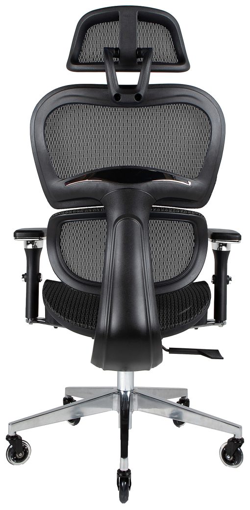 Nouhaus Ergo3D Ergonomic Fabric High-Back Office Chair, Black Coffee - Image 2