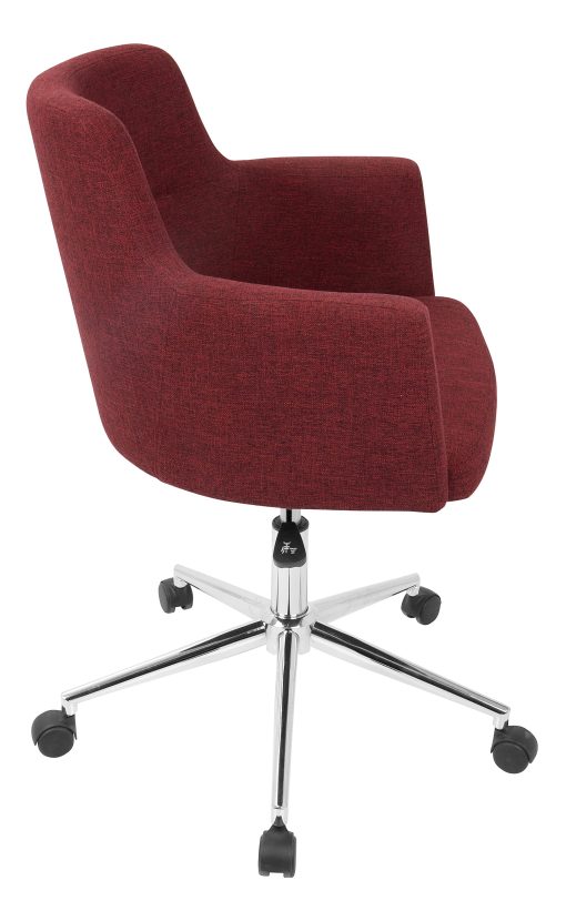 Lumisource Andrew Office Chair, Red - Image 2