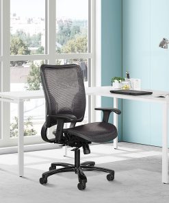 Office Star™ Space Seating 75 Series Ergonomic Air Grid® Mid-Back Big And Tall Chair, Black 2