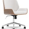 LumiSource Masters Bar Stool, Chrome/Black/Gray 4