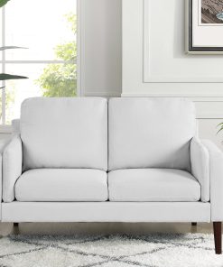 Lifestyle Solutions Scott Loveseat, Light Gray 2