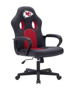 Imperial NFL Vision Faux Leather/Mesh High-Back Computer Gaming Chair, Kansas City Chiefs