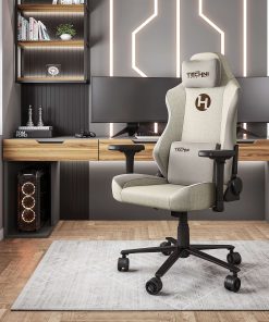 Techni Sport Orion Series Ergonomic Fabric Computer Gaming Chair, Beige 2