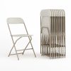 HON SmartLink Plastic 4-Leg 6”H Stackable Chairs, Regatta/Platinum, Set Of 4 Chairs 3