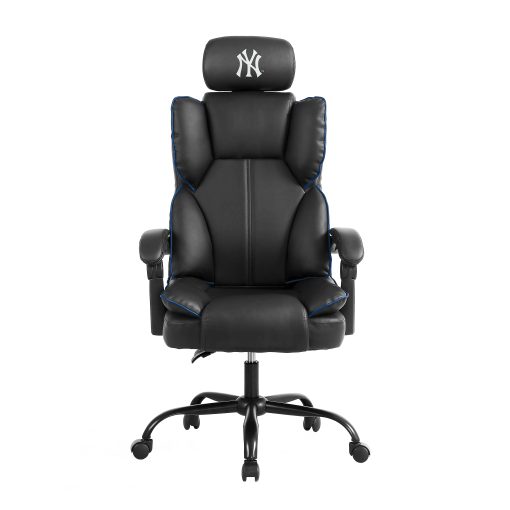 Imperial MLB Champ Ergonomic Faux Leather Computer Gaming Chair, New York Yankees - Image 2