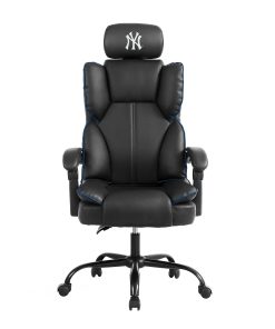 Imperial MLB Champ Ergonomic Faux Leather Computer Gaming Chair, New York Yankees