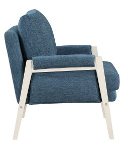 Office Star Kade Accent Chair, Navy 2