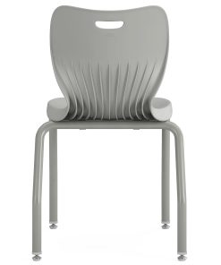 HON SmartLink Plastic 4-Leg Stackable Chairs, Platinum, Set Of 4 Chairs, HONSS4L18BEPTPL 2