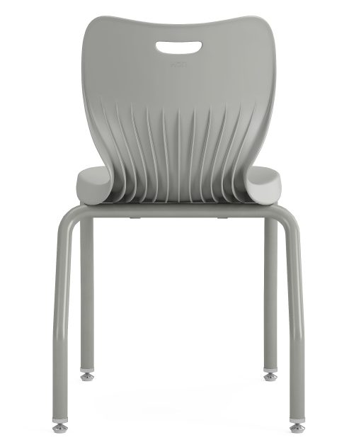 HON SmartLink Plastic 4-Leg Stackable Chairs, Platinum, Set Of 4 Chairs, HONSS4L18BEPTPL - Image 2