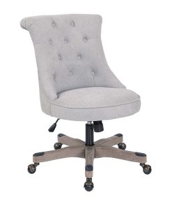 Office Star™ Hannah Tufted Office Chair, Fog/Gray