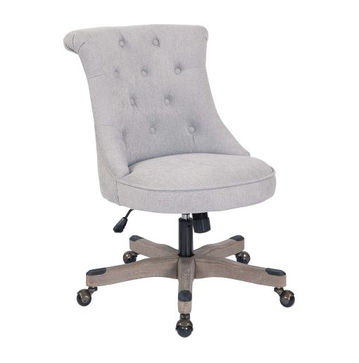 Office Star™ Hannah Tufted Office Chair, Fog/Gray
