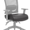 Realspace® Adley Mesh/Fabric Low-Back Task Chair, New Blue/White 4