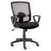 WorkPro® Spectrum Series Mesh/Vinyl Stacking Guest Chair with Antimicrobial Protection, Armless, Navy, Set Of 2 Chairs, BIFMA Compliant 3