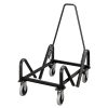 Boss Office Products Nesting Chairs, Black/Chrome, Set of 2 3
