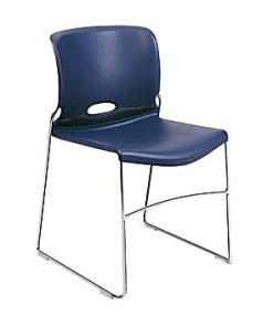 HON® Olson Stacker® Chairs, 30-5/8"H x 19-1/8"W x 21-5/8"D, Blue, Set Of 4