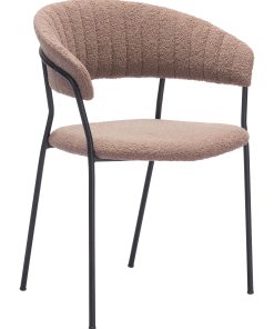 Zuo Josephine Dining Accent Chairs, Brown, Set Of 2 Chairs