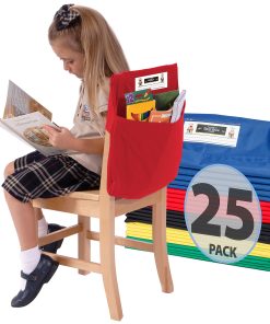 Victor Seat Sack® Chair Cover Classroom Pack, 15″ x 1/2″, Blue, Pack Of 25 Covers 2