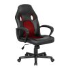 Boss Office Products Mid-Back Armless Guest Chair With Antimicrobial Vinyl, Heavy Duty, Black 3