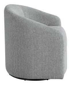 Office Star Bella Fabric Swivel Accent Chair, Dove Gray 2