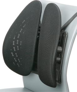SKILCRAFT® Ergonomic Backrest (AbilityOne 7110-01-669-5638), Black 2